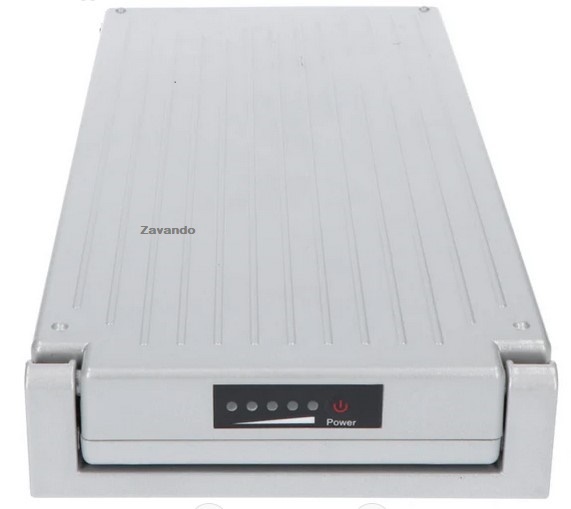 Sparta/Batavus E-motion C1/C2/C3 Fietsaccu - ***Wh - Bagagedrager - zilver/zwart - Afbeelding 2