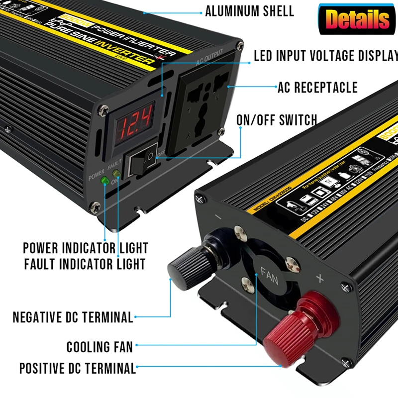 110V 220V Zonne-energiesysteem 10000W 12000W Omvormer 300W Zonnepaneel Batterijlader Compleet 150A Controller voor RV Auto Boot - Afbeelding 2
