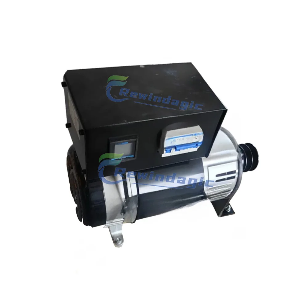 Vrij energiegeneratorset 50KW 30KW 80KW 220V 230V Permanente magneetgenerator 50Hz 60Hz Alternator met variabele snelheidsmotor - Afbeelding 4