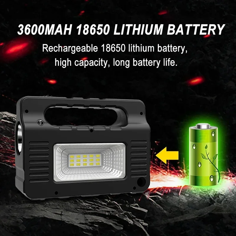 Draagbare zonnepaneel Power Lighting Generator Kit met 3 LED-lampen Outdoor Camping Wandelen Zonne-verlichting Klein huissysteem - Afbeelding 6
