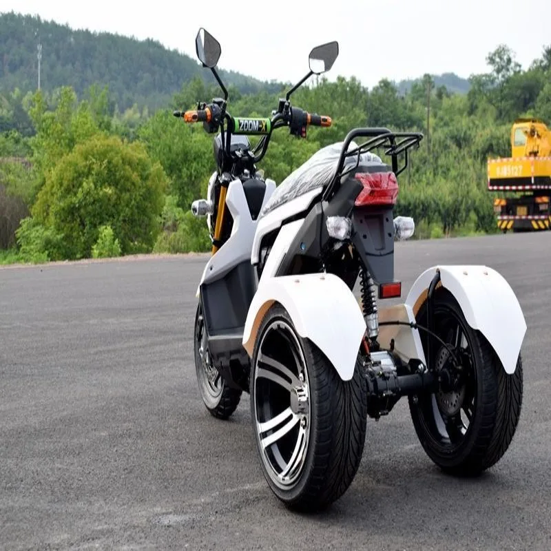 Elektrische driewieler voor volwassenen voor off-road gebruik | Krachtige 3-wiel elektrische driewieler & betaalbare goedkope elektrische driewieler aangedreven door een 70V batterij - Afbeelding 3
