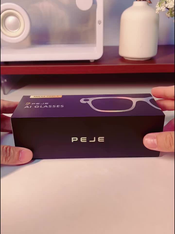 PEJE Slimme Bril met 800W Camera Compatibel voor Realtime Vertaling, AI Spraakassistent, Draadloos Bellen/Simultaan Tolken, Draadloos 5.4, Groot Geheugen, Spraak- & Ruisonderdrukking voor Reizen, Vloggen, Cadeaus - Afbeelding 11