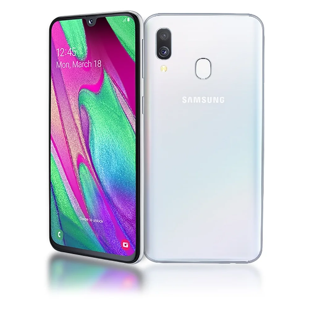 Samsung Galaxy A40 Smart Android-telefoon Algemene versie 5,9-inch AMOLED 1080 * 2340 25MP Samsung Smartphone 3100mAh Ontgrendeling - Afbeelding 5