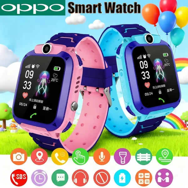 4G Kids Smart Watch Mini Kindertelefoon met oproep SOS Camera 3 in 1 Cartoon Horloge Meisje Jongen Verjaardag Kerstcadeau 2025Nieuw