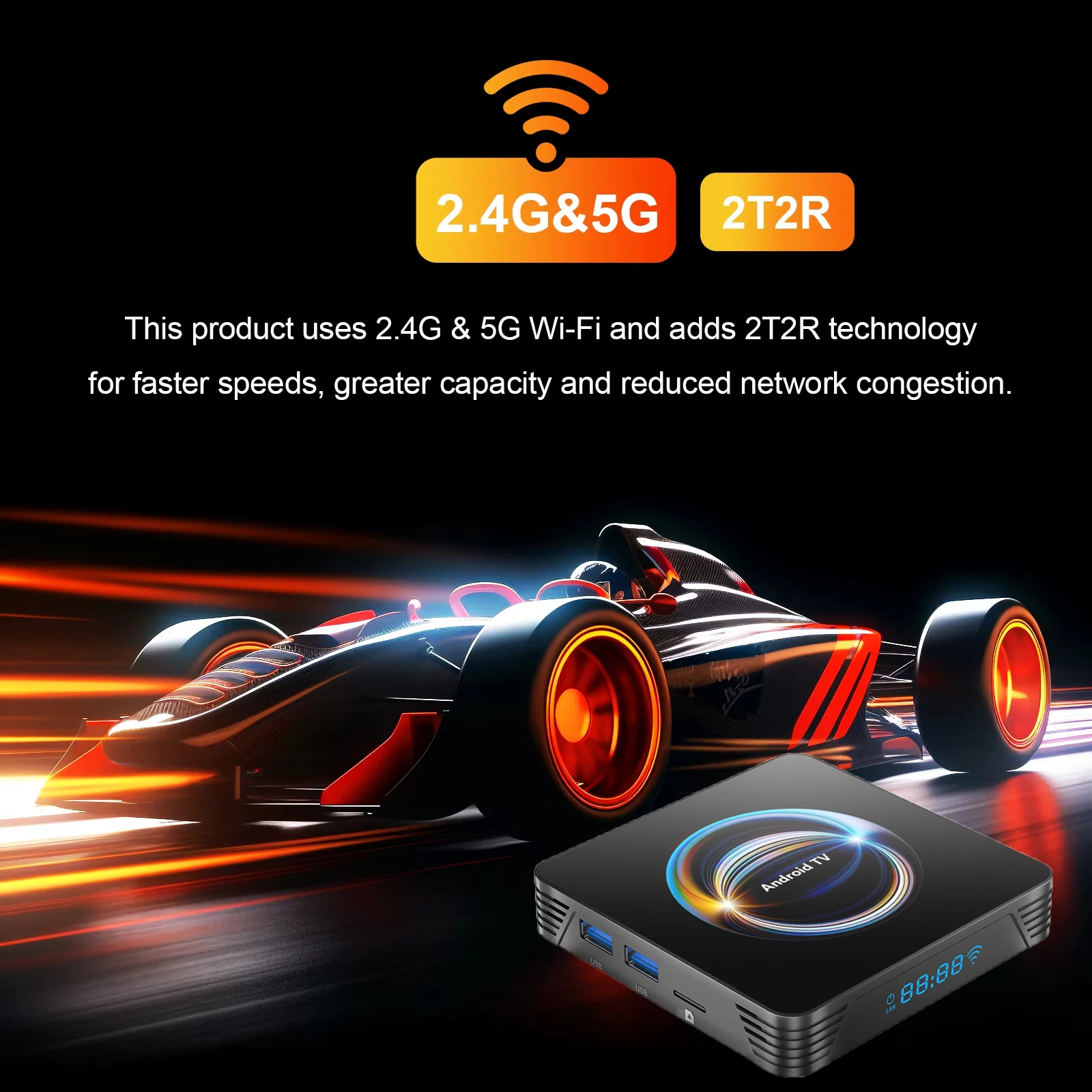 Smart TV Box 2026 X66 8K Media Player Android 16 RK3528 Google Assistent BT6.0 Wifi6 4K AV1 Dual Wifi 5G 128GB 256GB Set Top Box - Afbeelding 4