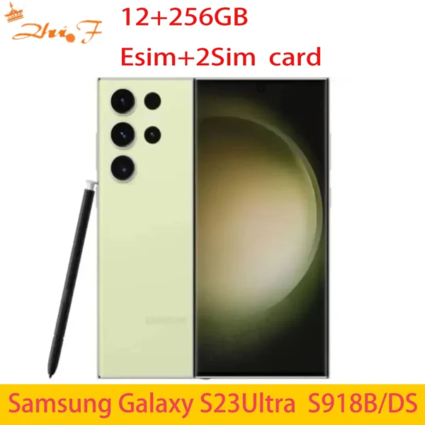 Samsung Galaxy S23 Ultra 5G S918B S918B/DS Dual SIM 6,8 inch ROM 256/512GB RAM 8/12GB Snapdragon NFC Originele Android Mobiele Telefoon