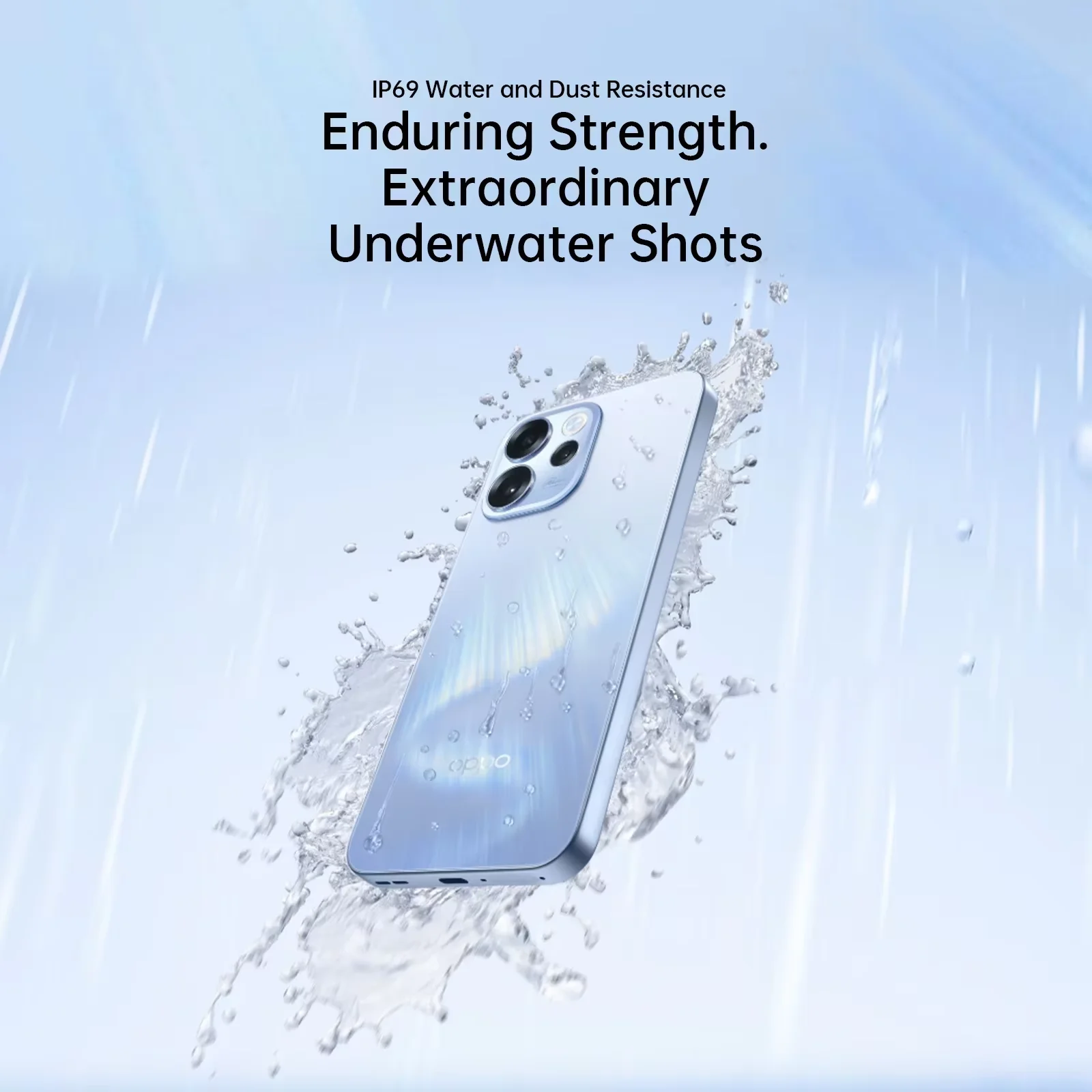 Oppo Reno15 FS 5G (Europese versie) 8 GB + 512 GB, blauw, Snapdragon 6 Gen 1, 6500 mAh, 80 W, 6,57 inch, 50 MP-camera, officiële garantie - Afbeelding 4