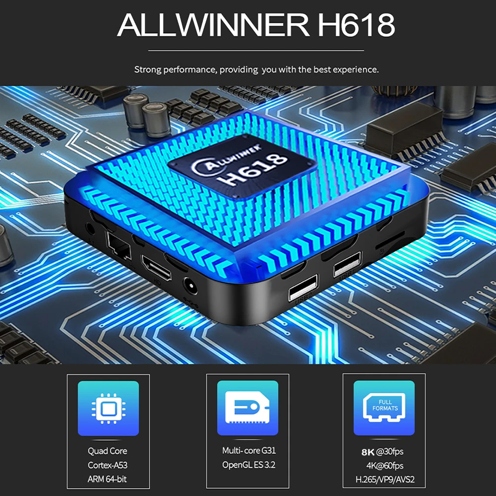 T95 Max 8GB 128GB Smart TV Box Android 16 Google Assistent Bluetooth 6.0 Dual Wifi 5G Wifi6 8K Ultra 4K Streaming Mediaspeler - Afbeelding 6
