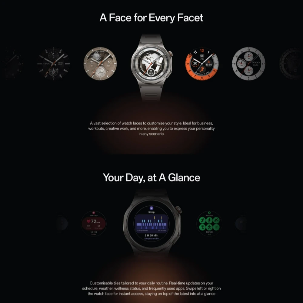 Nieuwe Aanwinst Globale Versie OPPO Watch X3 Smartwatch Ultralichte Titanium Alloy Kast 1.50" LTPO AMOLED Scherm 16 dagen Batterijduur NFC IP68 - Afbeelding 5