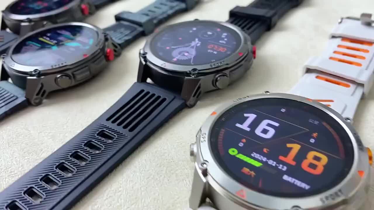 Heren Outdoor Smartwatch, GPS Nauwkeurige Positionering, Ingebouwd Kompas, LED Licht, 3ATM, Ondersteunt 100+ Sportmodi, Draadloze Gesprekken, Multimedia Informatie Weergave, Meerdere Weersmodi, Outdoor Avontuur Smart Armband, Metalen Behuizing Ontwerp - Afbeelding 16