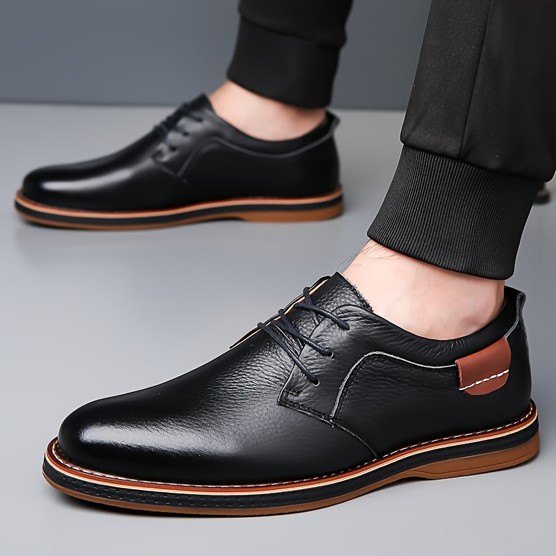 Heren Business Casual Schoenen, Eenvoudige Modieuze Zachte Zool Antislip Casual Schoenen - Afbeelding 2