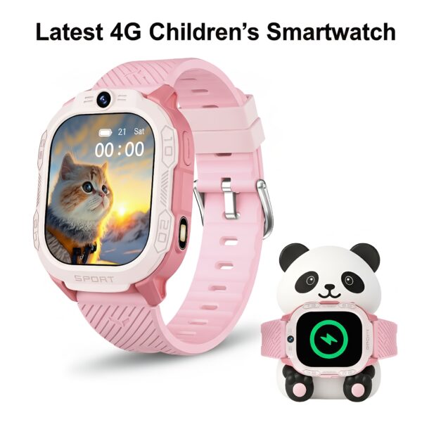 De nieuwste 2026 4G Smartwatch heeft video- en belfuncties, waardoor het het perfecte verjaardags- of kerstcadeau is voor jongens en meisjes vanaf 3 jaar. Het ondersteunt een leermodus, spellen, wekker, muziek en 4G netwerkconnectiviteit.