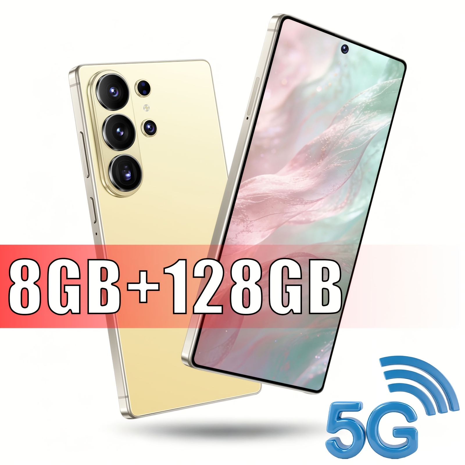 Ultra 2026 5G Ontgrendelde Mobiele Telefoon, 6.8 Inch HD Display, 8GB RAM 128GB ROM, Dual Network Dual SIM, HD Camera aan de Voorkant & Achterkant, Face ID, Ingebouwde Stylus, Type-C Oplader, Wi-Fi Hotspot, Volledige Uitbreidingen, Cadeaukeuze voor Alle Gelegenheden - Afbeelding 9