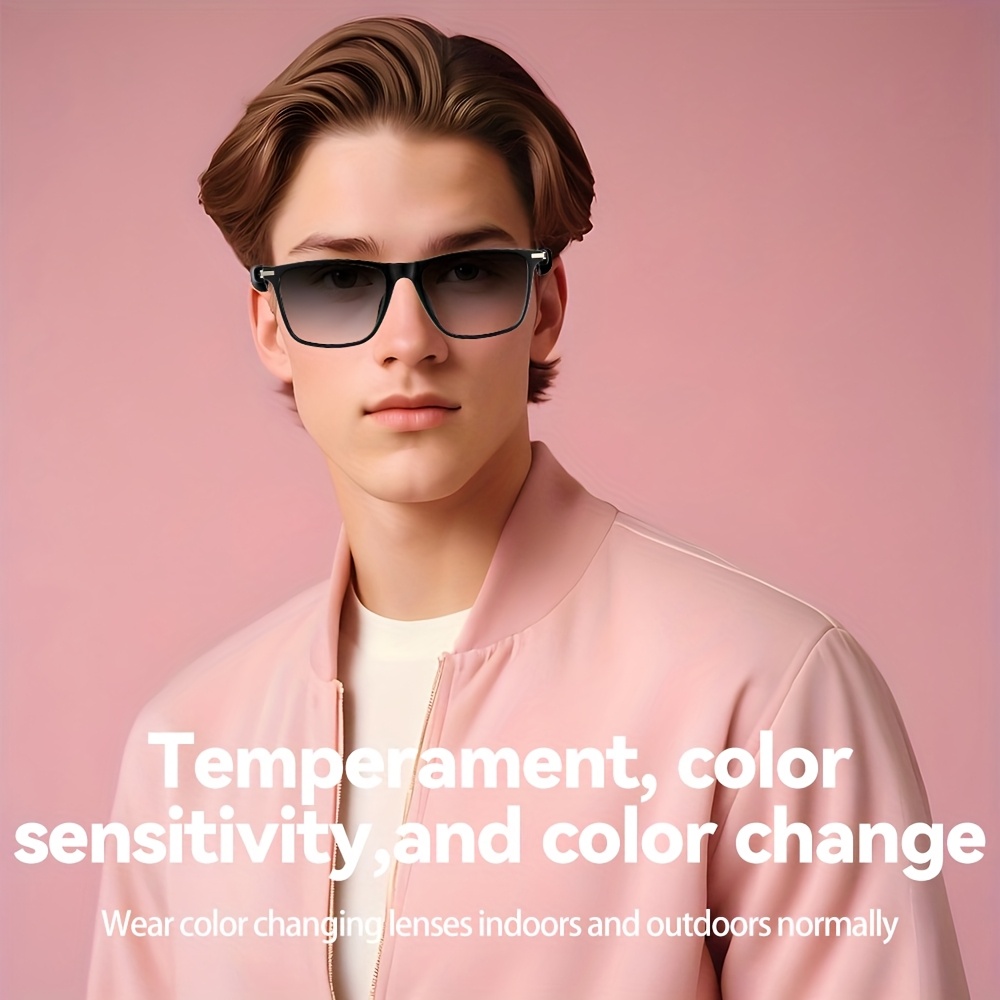 AI Smart Bril, 100+ Talen Real-Time Vertaling, Ingebouwde ChatGPT, Audio Bril met Microfoon & Speaker, HD Handsfree Bellen, Hi-Fi Muziek, Fotochrome Lenzen, Lichtgewicht Frame voor Autorijden, Dagelijks & Kantoor, Perfect Cadeau voor de Feestdagen & Valentijnsdag - Afbeelding 9