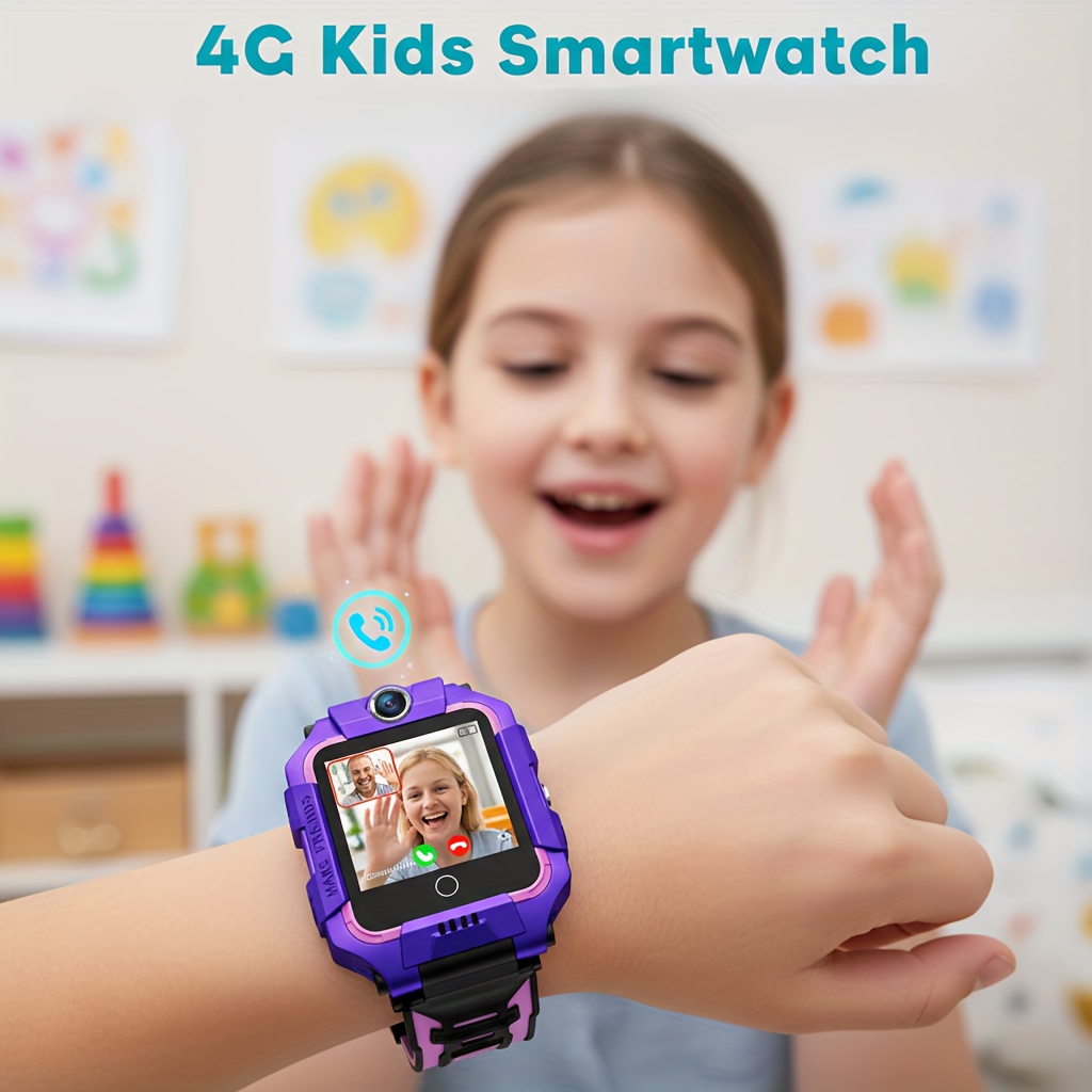 4G(LTE) Elektronisch Smartwatch - Intelligent, 360 Graden Draaibaar Scherm, Spraak- & Videochatmogelijkheden, Gezichtsherkenning, Dubbele Camera's, Foto- & Spraakopname, Muziek- & Videoafspelen, GPS-tracking - Afbeelding 14