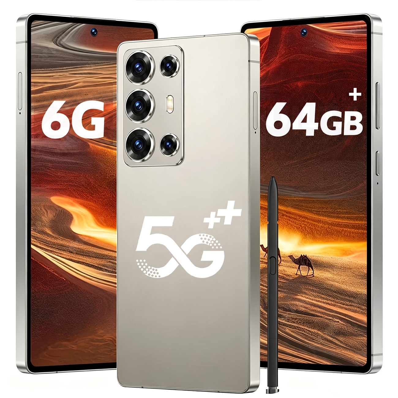 C25 Ultra/6,8-inch Hoogwaardig Model: Automatische Dual SIM-kaartschakeling, HD-video-opname, Langdurige Batterij, Inclusief Stylus, Type-C-gegevenskabel, Oortelefoon, Gebruikershandleiding, Wereldwijd Ontgrendelde Versie, een Krachtig en Veelzijdig Apparaat - Afbeelding 5