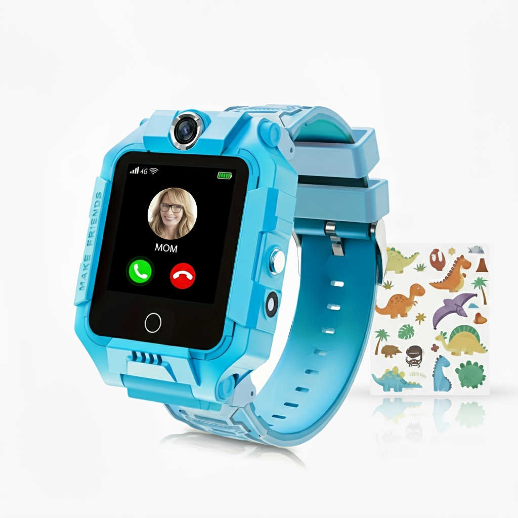 4G(LTE) Elektronisch Smartwatch - Intelligent, 360 Graden Draaibaar Scherm, Spraak- & Videochatmogelijkheden, Gezichtsherkenning, Dubbele Camera's, Foto- & Spraakopname, Muziek- & Videoafspelen, GPS-tracking - Afbeelding 8