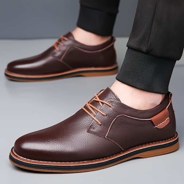 Heren Business Casual Schoenen, Eenvoudige Modieuze Zachte Zool Antislip Casual Schoenen