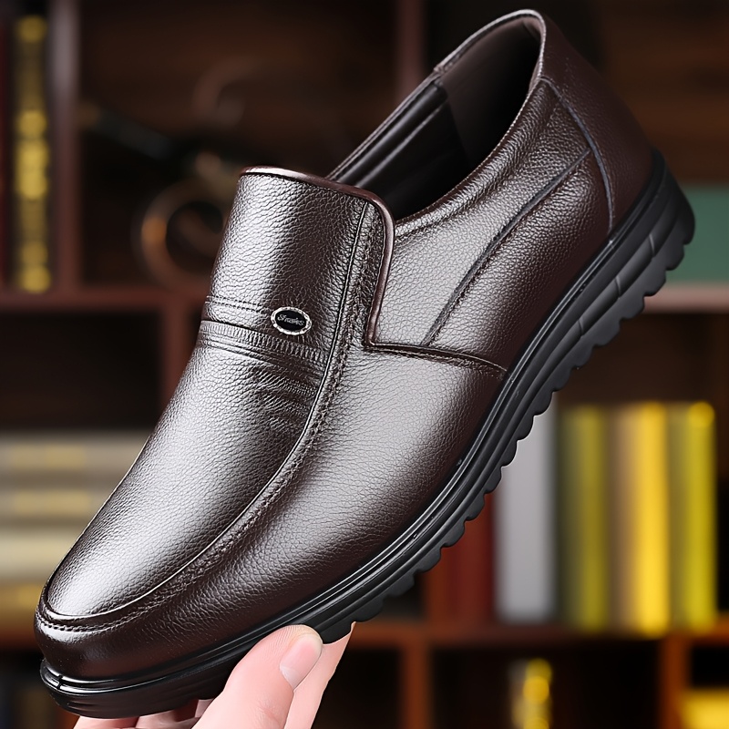Heren nette schoenen - Formeel en casual laag ontwerp, geschikt voor zaken, bruiloften, kantoor - Zwart, trouwschoenen | Klassieke stijl, business casual schoenen - Afbeelding 8