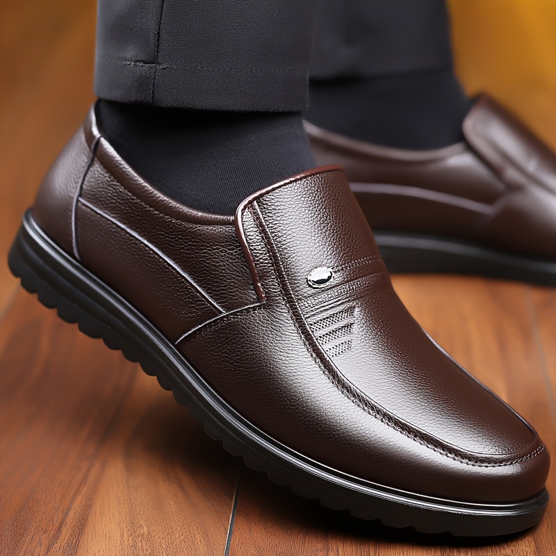 Heren nette schoenen - Formeel en casual laag ontwerp, geschikt voor zaken, bruiloften, kantoor - Zwart, trouwschoenen | Klassieke stijl, business casual schoenen - Afbeelding 3