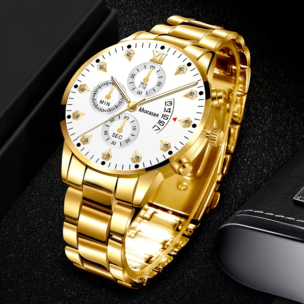 8-delige uniseks casual mode kwartshorlogeset voor koppels - De perfecte keuze voor dagelijks gebruik en cadeaugelegenheden, verjaardagscadeaus en feestdagcadeaus, perfect cadeau voor mannen, vaders, vrienden en dierbaren - Afbeelding 7