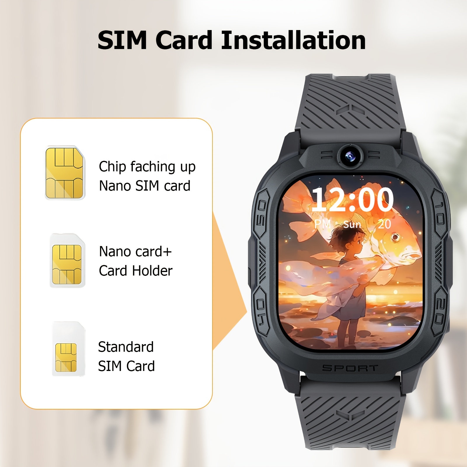 De nieuwste 2026 4G Smartwatch heeft video- en belfuncties, waardoor het het perfecte verjaardags- of kerstcadeau is voor jongens en meisjes vanaf 3 jaar. Het ondersteunt een leermodus, spellen, wekker, muziek en 4G netwerkconnectiviteit. - Afbeelding 11