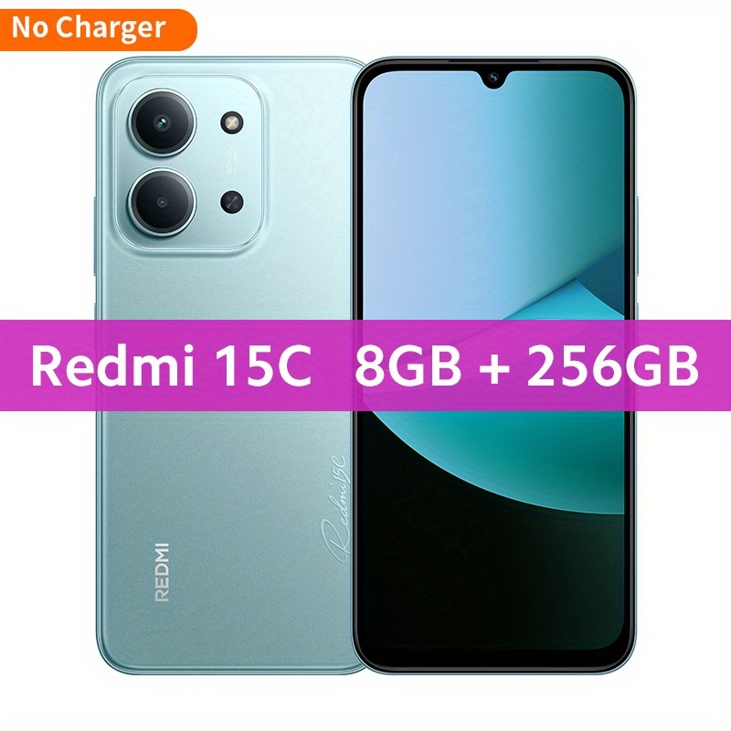 Redmi 15C Smartphone Global Version Mediatek Helio G81-Ultra Processor Refresh Rate tot 120Hz 50MP Hoofdcamera 8MP Frontcamera 6000Mah (Typ) 33W ZONDER OPLADER Xiaomi Hyperos 2 - Afbeelding 3