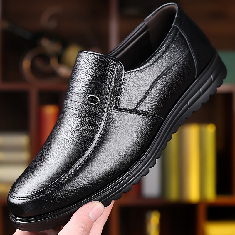 Heren nette schoenen - Formeel en casual laag ontwerp, geschikt voor zaken, bruiloften, kantoor - Zwart, trouwschoenen | Klassieke stijl, business casual schoenen - Afbeelding 5