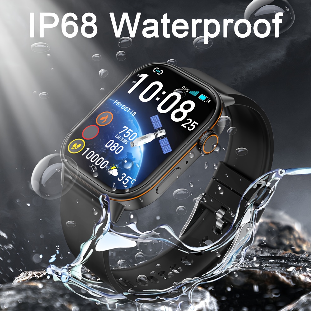 DAORKOW GPS Smartwatch, RVS Outdoor Kompas Sporthorloge, 5,11 cm HD-scherm, 170+ Sportmodi, Track, Draadloos Bellen, USB-opladen, 420mAh Lithium-polymeerbatterij, Unisex - Cadeau voor Valentijnsdag, Moederdag, Vrouwendag, Ramadan, Onafhankelijkheidsdag - Afbeelding 10