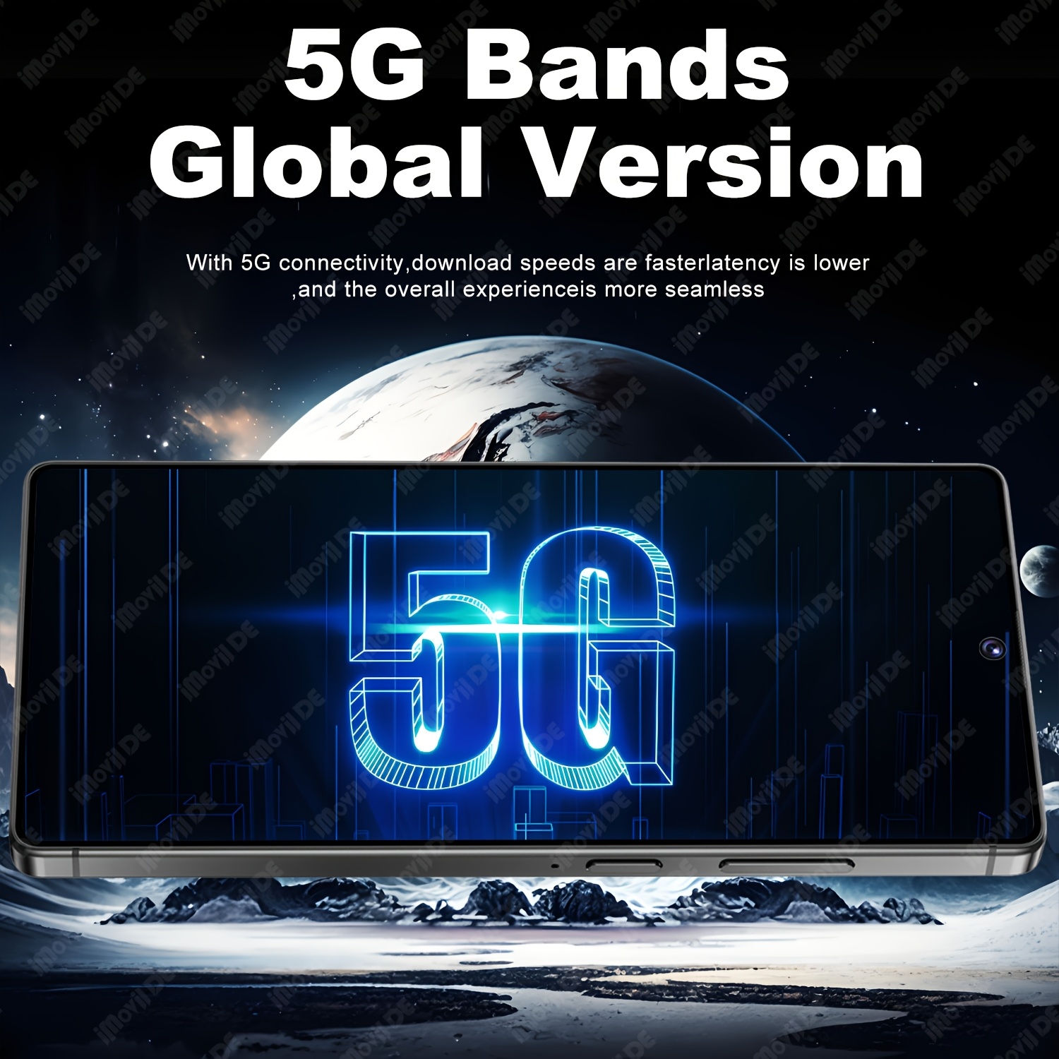 Ultra 2026 5G Ontgrendelde Mobiele Telefoon, 6.8 Inch HD Display, 8GB RAM 128GB ROM, Dual Network Dual SIM, HD Camera aan de Voorkant & Achterkant, Face ID, Ingebouwde Stylus, Type-C Oplader, Wi-Fi Hotspot, Volledige Uitbreidingen, Cadeaukeuze voor Alle Gelegenheden - Afbeelding 4