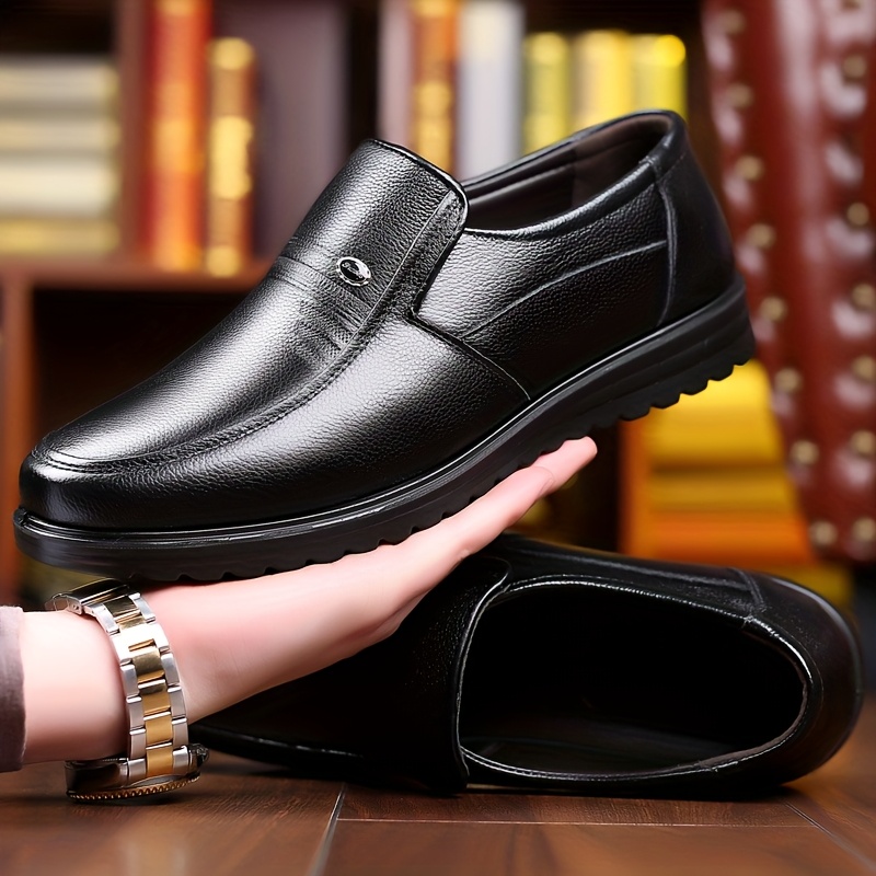 Heren nette schoenen - Formeel en casual laag ontwerp, geschikt voor zaken, bruiloften, kantoor - Zwart, trouwschoenen | Klassieke stijl, business casual schoenen - Afbeelding 7