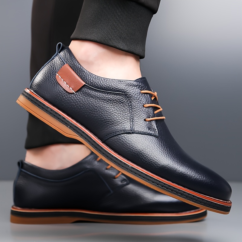 Heren Business Casual Schoenen, Eenvoudige Modieuze Zachte Zool Antislip Casual Schoenen - Afbeelding 9