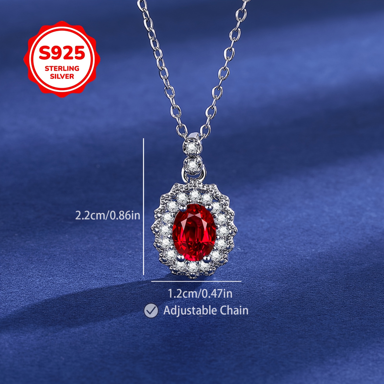 1 stuks S925 Zilveren Dames Hanger, Geschikt voor Dagelijks Gebruik Elegante All-Match Ketting, Vakantie Cadeau Kerstcadeau/Essentieel om te Cadeauwen - Afbeelding 4