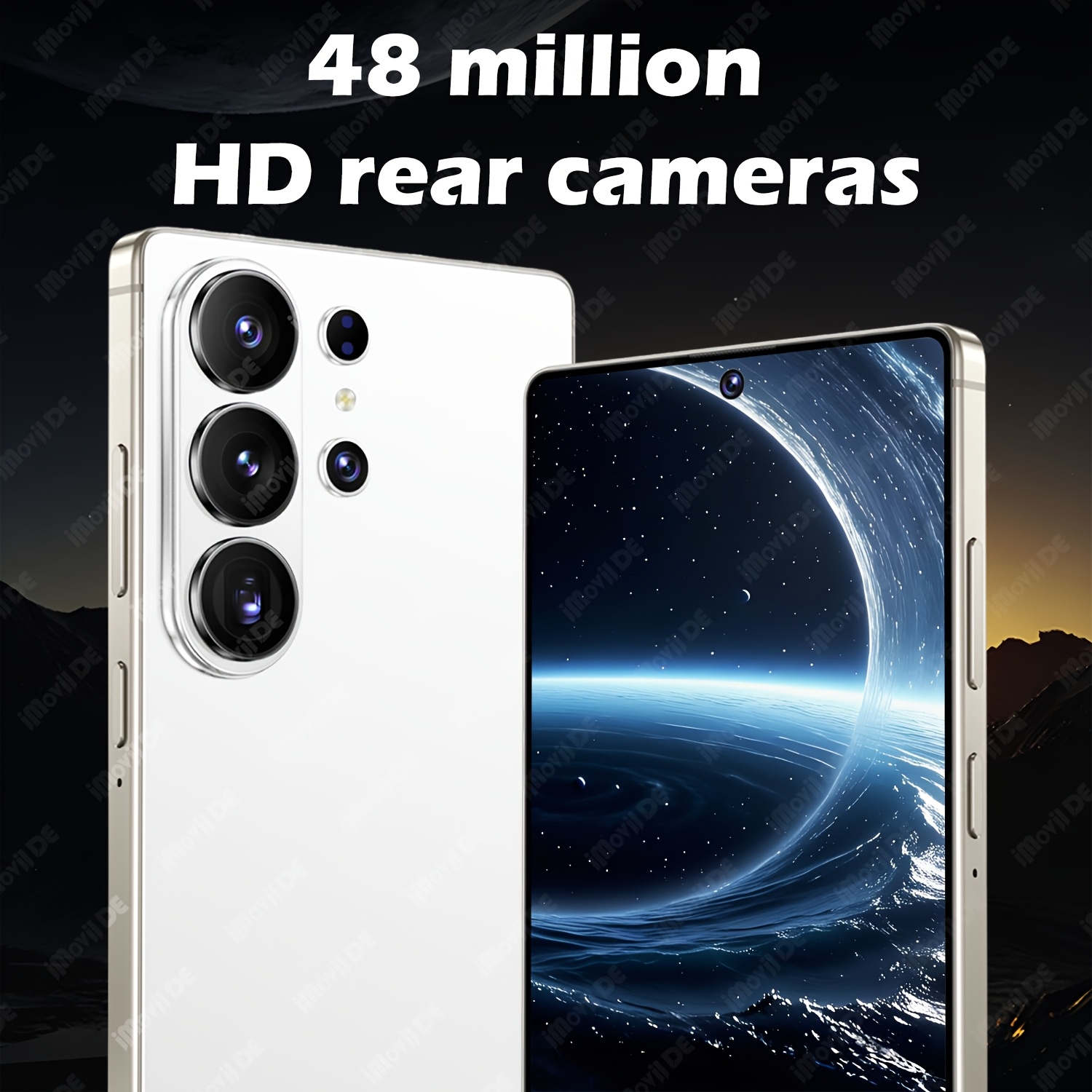Ultra 2026 5G Ontgrendelde Mobiele Telefoon, 6.8 Inch HD Display, 8GB RAM 128GB ROM, Dual Network Dual SIM, HD Camera aan de Voorkant & Achterkant, Face ID, Ingebouwde Stylus, Type-C Oplader, Wi-Fi Hotspot, Volledige Uitbreidingen, Cadeaukeuze voor Alle Gelegenheden - Afbeelding 6