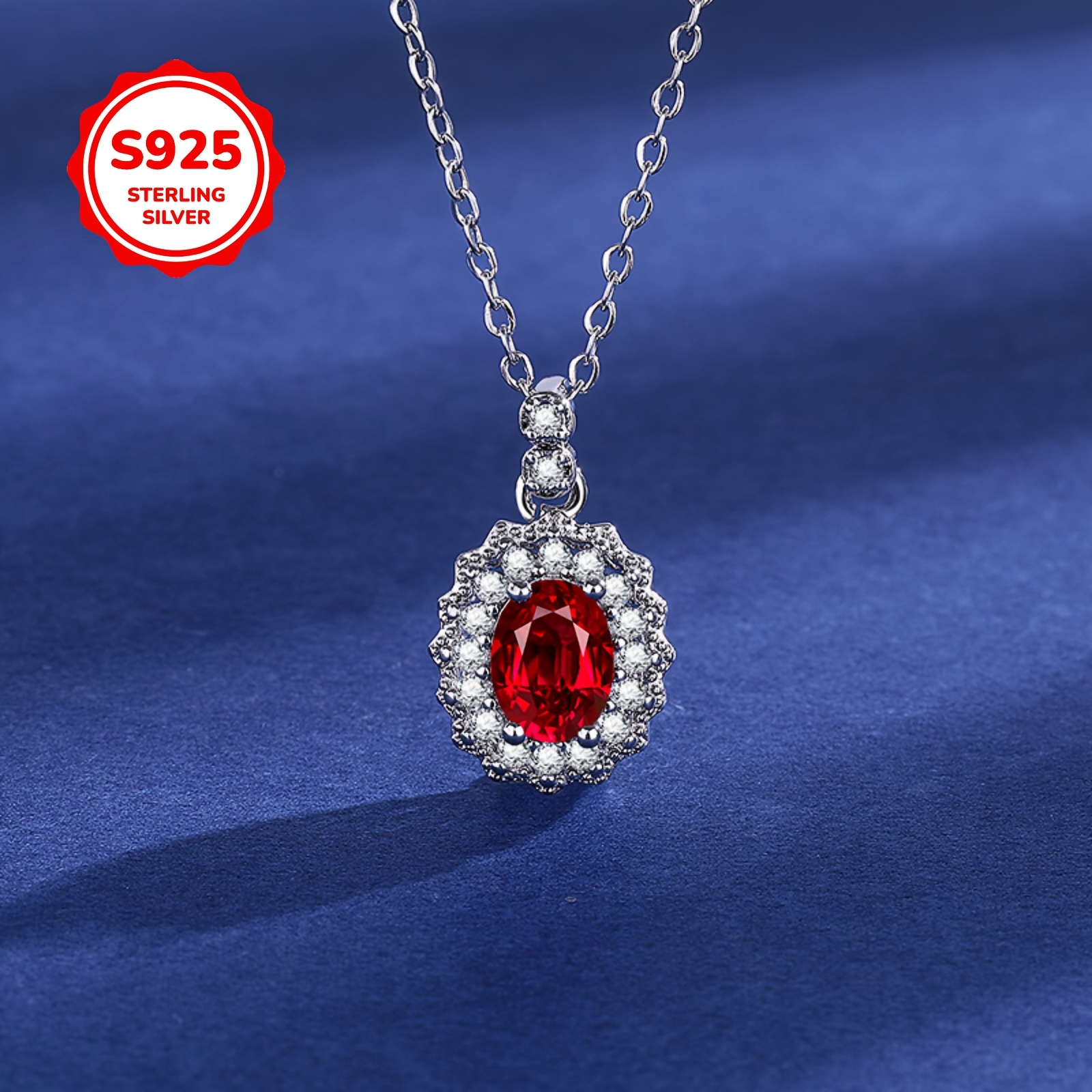 1 stuks S925 Zilveren Dames Hanger, Geschikt voor Dagelijks Gebruik Elegante All-Match Ketting, Vakantie Cadeau Kerstcadeau/Essentieel om te Cadeauwen