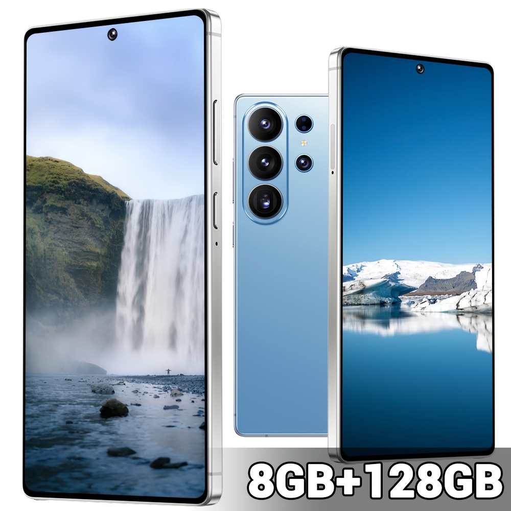 26S Ultra Unlocked Global 5G Smartphone, 6.8 Inch HD Scherm, 8+128GB, Slimme Gezichtsherkenning, Dual SIM Standby, Ingebouwde Stylus Pen, Android OS, GPS Wi-Fi, Type-C Poort, Accessoire Kit, Cadeau voor Familie & Vrienden