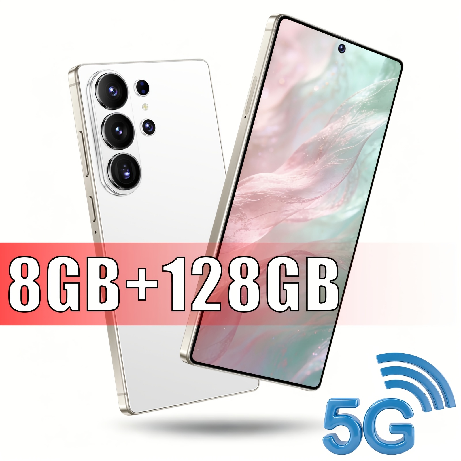 Ultra 2026 5G Ontgrendelde Mobiele Telefoon, 6.8 Inch HD Display, 8GB RAM 128GB ROM, Dual Network Dual SIM, HD Camera aan de Voorkant & Achterkant, Face ID, Ingebouwde Stylus, Type-C Oplader, Wi-Fi Hotspot, Volledige Uitbreidingen, Cadeaukeuze voor Alle Gelegenheden - Afbeelding 11