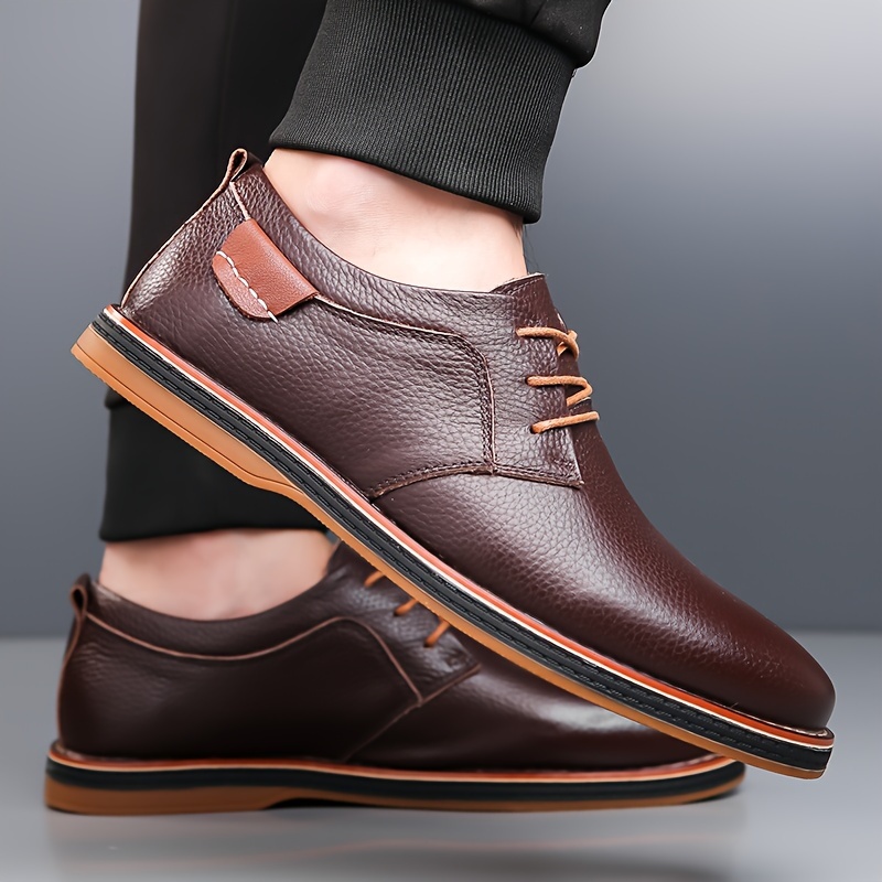 Heren Business Casual Schoenen, Eenvoudige Modieuze Zachte Zool Antislip Casual Schoenen - Afbeelding 6