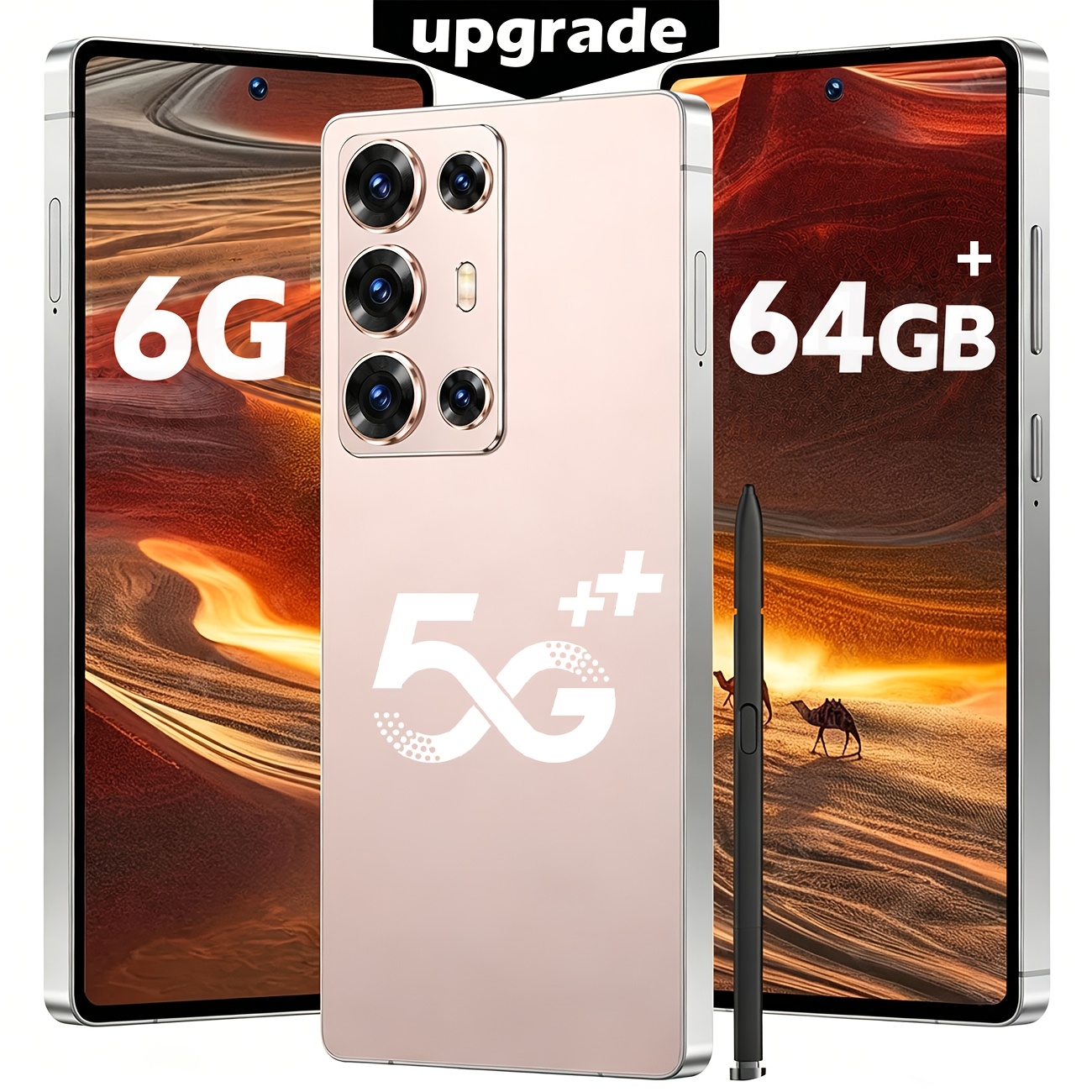 C25 Ultra/6,8-inch Hoogwaardig Model: Automatische Dual SIM-kaartschakeling, HD-video-opname, Langdurige Batterij, Inclusief Stylus, Type-C-gegevenskabel, Oortelefoon, Gebruikershandleiding, Wereldwijd Ontgrendelde Versie, een Krachtig en Veelzijdig Apparaat - Afbeelding 2