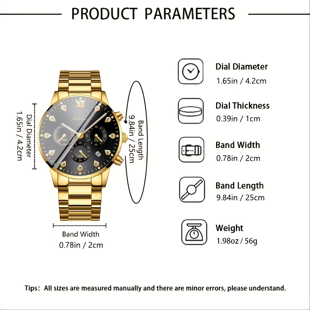 8-delige uniseks casual mode kwartshorlogeset voor koppels - De perfecte keuze voor dagelijks gebruik en cadeaugelegenheden, verjaardagscadeaus en feestdagcadeaus, perfect cadeau voor mannen, vaders, vrienden en dierbaren - Afbeelding 2