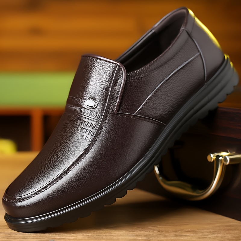 Heren nette schoenen - Formeel en casual laag ontwerp, geschikt voor zaken, bruiloften, kantoor - Zwart, trouwschoenen | Klassieke stijl, business casual schoenen - Afbeelding 4