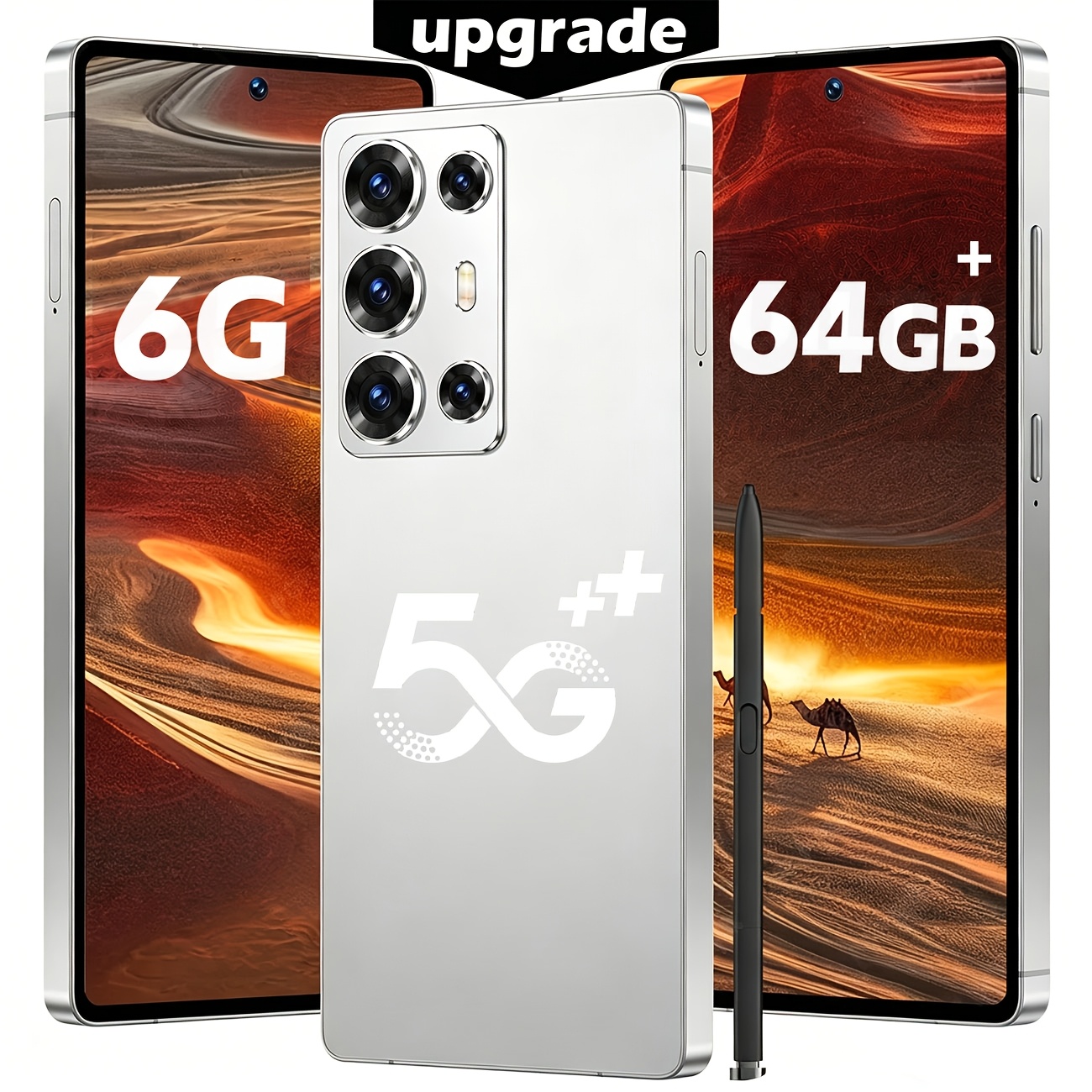 C25 Ultra/6,8-inch Hoogwaardig Model: Automatische Dual SIM-kaartschakeling, HD-video-opname, Langdurige Batterij, Inclusief Stylus, Type-C-gegevenskabel, Oortelefoon, Gebruikershandleiding, Wereldwijd Ontgrendelde Versie, een Krachtig en Veelzijdig Apparaat - Afbeelding 3