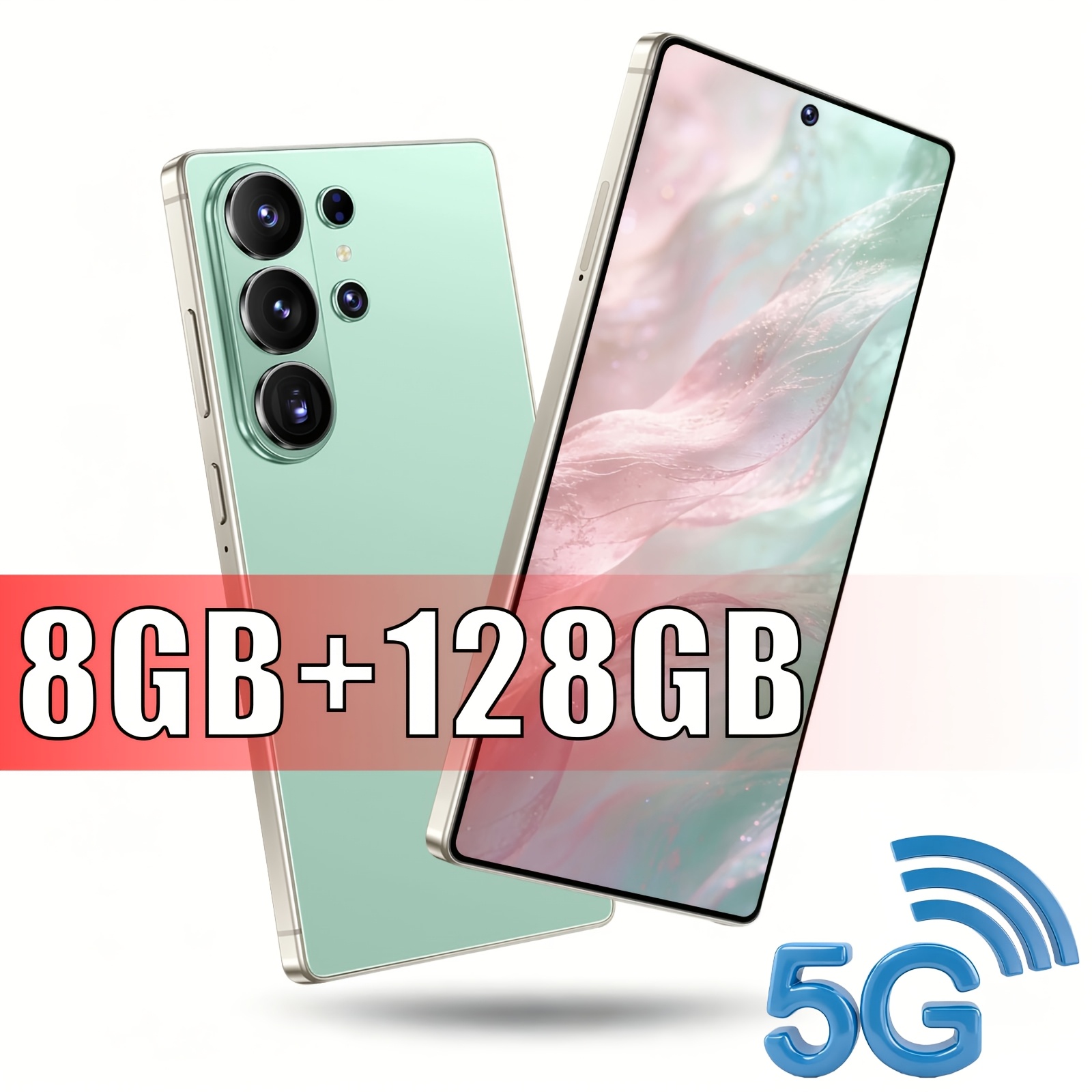 Ultra 2026 5G Ontgrendelde Mobiele Telefoon, 6.8 Inch HD Display, 8GB RAM 128GB ROM, Dual Network Dual SIM, HD Camera aan de Voorkant & Achterkant, Face ID, Ingebouwde Stylus, Type-C Oplader, Wi-Fi Hotspot, Volledige Uitbreidingen, Cadeaukeuze voor Alle Gelegenheden - Afbeelding 13