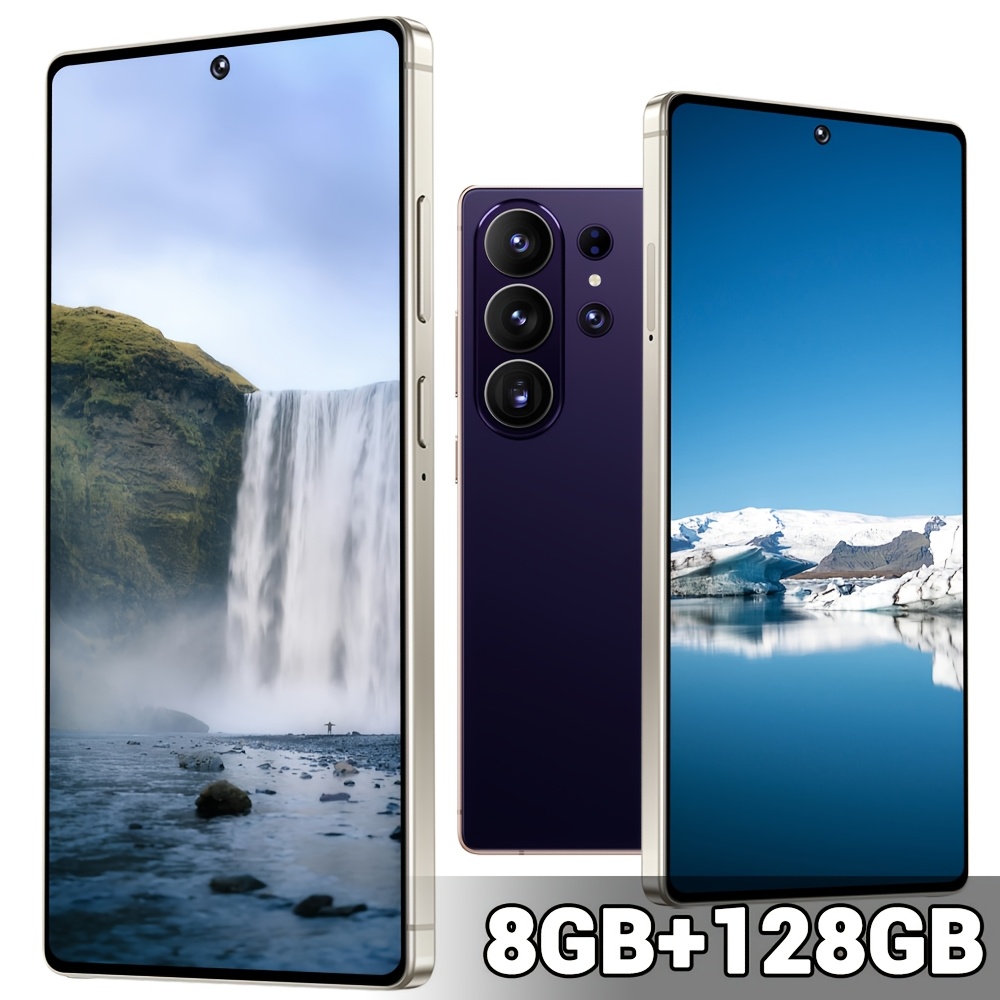 26S Ultra Unlocked Global 5G Smartphone, 6.8 Inch HD Scherm, 8+128GB, Slimme Gezichtsherkenning, Dual SIM Standby, Ingebouwde Stylus Pen, Android OS, GPS Wi-Fi, Type-C Poort, Accessoire Kit, Cadeau voor Familie & Vrienden - Afbeelding 8