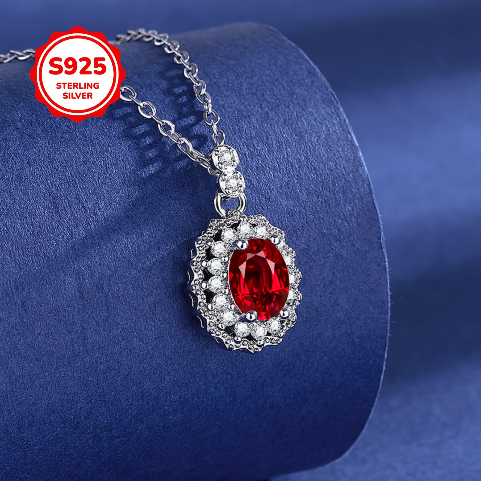 1 stuks S925 Zilveren Dames Hanger, Geschikt voor Dagelijks Gebruik Elegante All-Match Ketting, Vakantie Cadeau Kerstcadeau/Essentieel om te Cadeauwen - Afbeelding 3