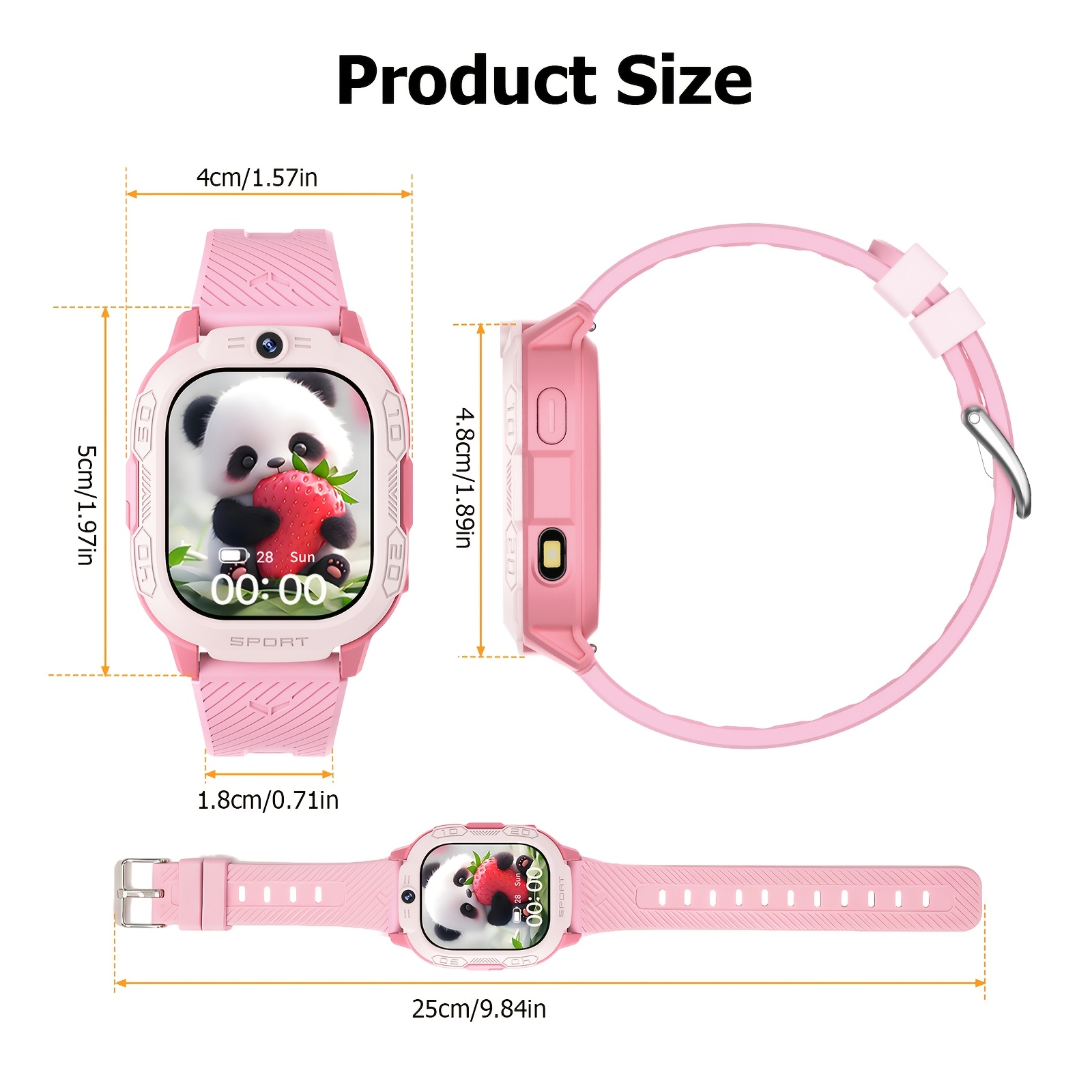 De nieuwste 2026 4G Smartwatch heeft video- en belfuncties, waardoor het het perfecte verjaardags- of kerstcadeau is voor jongens en meisjes vanaf 3 jaar. Het ondersteunt een leermodus, spellen, wekker, muziek en 4G netwerkconnectiviteit. - Afbeelding 2