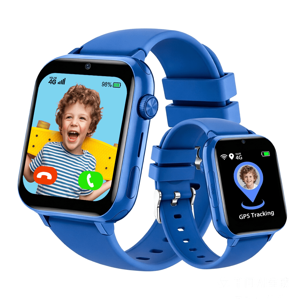 Smartwatch, 4G Telefoonhorloge voor Basisschool- en Middelbare Schoolstudenten, SIM-kaart Plug-In, Tweeweg Video Bellen, SOS Noodoproep, Stappenteller, GPS Locatie Smartwatch - Afbeelding 11