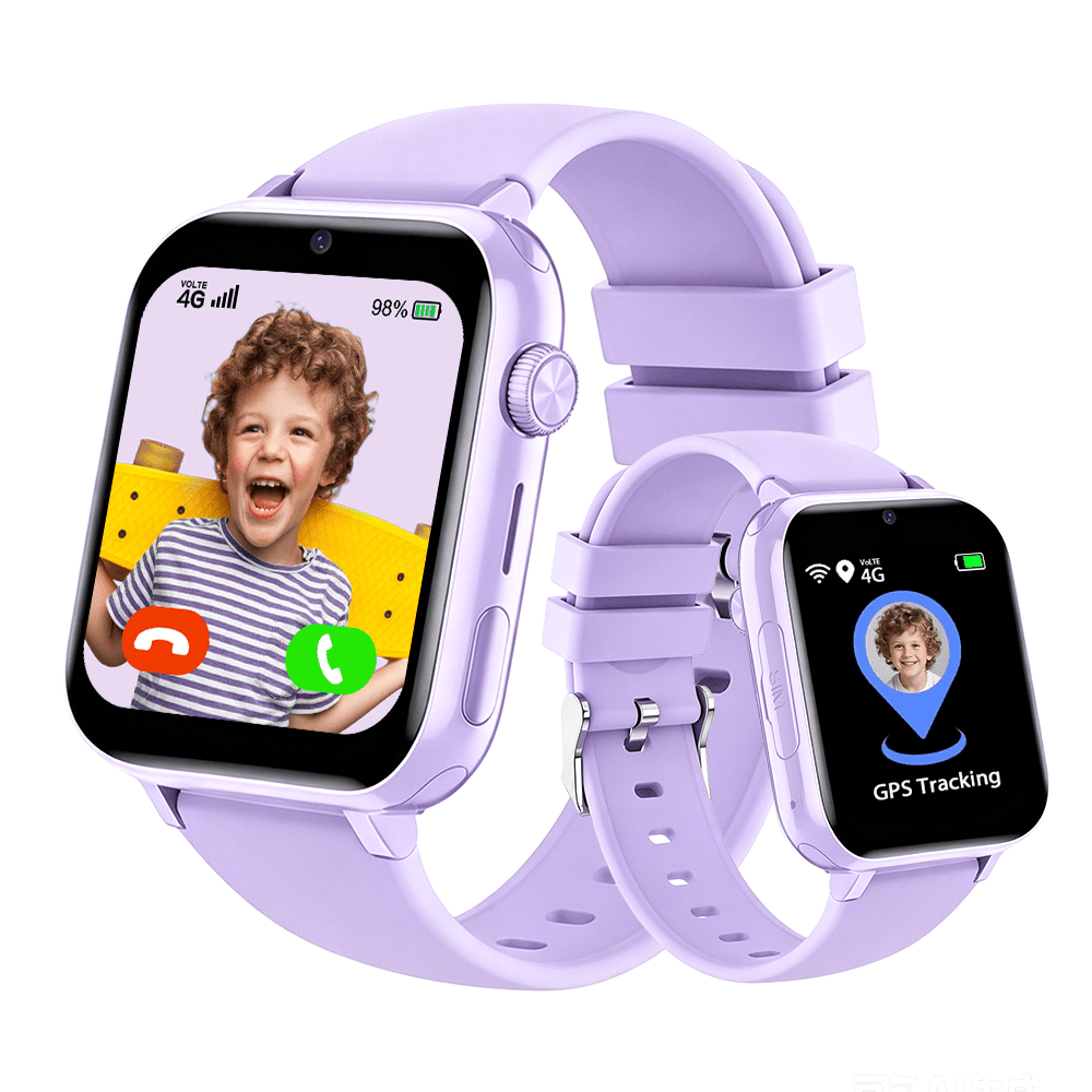 Smartwatch, 4G Telefoonhorloge voor Basisschool- en Middelbare Schoolstudenten, SIM-kaart Plug-In, Tweeweg Video Bellen, SOS Noodoproep, Stappenteller, GPS Locatie Smartwatch - Afbeelding 12